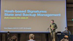 Hash-based Signatures: State and Backup Management draft-wiggers-hbs-state-01