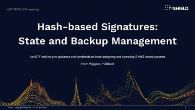 Managing state and backups in stateful hash-based signature schemes featured image